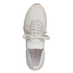 2-23716-42 402 ΚΡΕΜ MARCO TOZZI ΓΥΝΑΙΚΕΙΑ SNEAKERS ΟΙΚΟΛΟΓΙΚΟ ΔΕΡΜΑ/ΥΦΑΣΜΑ ΚΑΝΟΝΙΚΗ ΕΦΑΡΜΟΓΗ